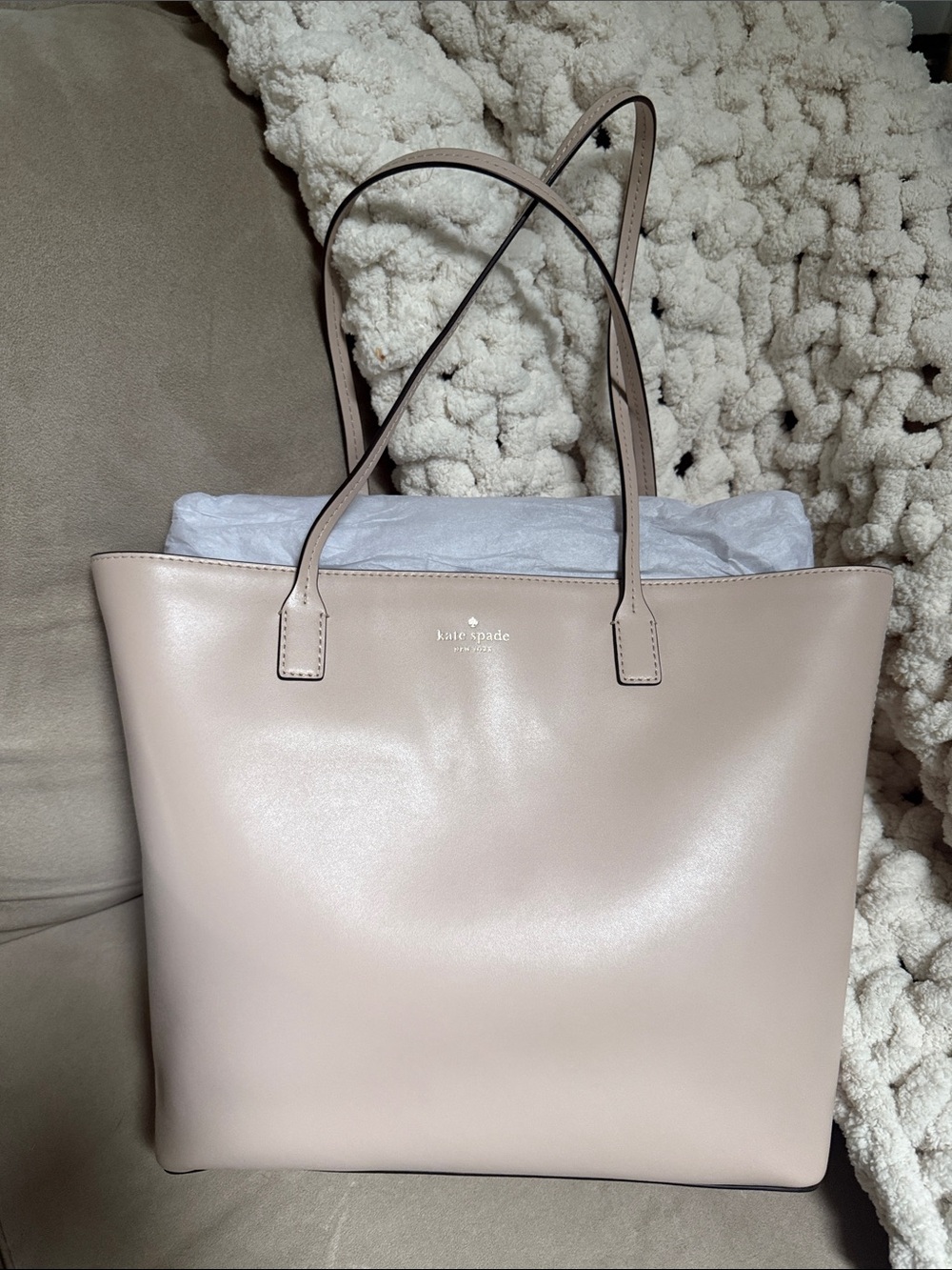 kate spade Blush Pink Leather Tote